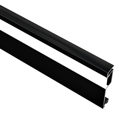 Алуминиев профил за LED лента Mila | 10.5x60мм | Черен | Цена 37, 30€ (72, 95 лв) (LW-BUT-T6010)