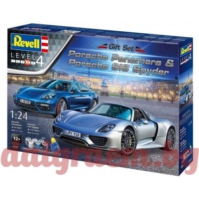 Revell Комплект 2 бр. хоби модели REVELL 05681- Porsche Set (R05681)