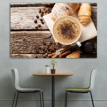 Vivid Home Декоративни панели Vivid Home от 1 част, Кафе, PVC, 35x25 см, №0828