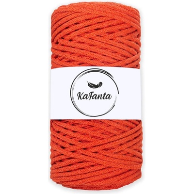 Bavlnená šnúra KaFanta 3 mm - oranžová