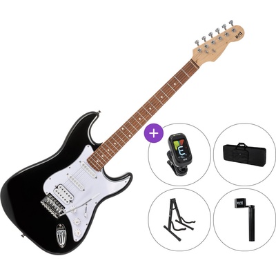 PSD Guitars STC-100-HSS Standard SET Black Електрическа китара