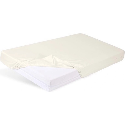 BabyMatex Nepromokavé bambusové prostěradlo Béžové 60x120
