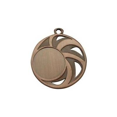 Medaile paprsky průměr 45 mm s emblémem Bronzová