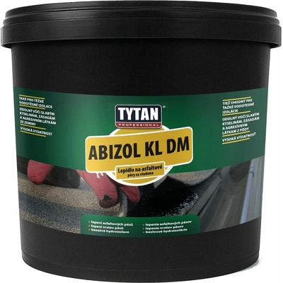 Tytan Lepidlo na asfaltové pásy za studena Abizol KL DM 9 kg