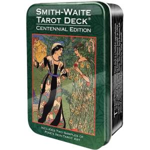US Games Оригинални карти Таро Smith-Waite Centennial Tarot Deck in a Tin - Pamela Colman Smith