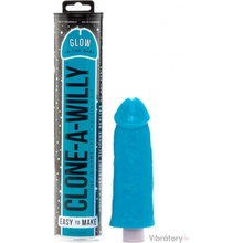 Clone-A-Willy Clone-A-Willy Glow-in-the-Dark Blue (vibrátor)