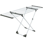 Kinghoff Сгъваем сушилник за дрехи Kinghoff KH 2042, 20 м, До 20 кг, Регулируема дължина, Противоплъзгащи накрайници, Бял/черен (KH 2042)