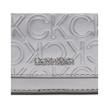 Calvin Klein kabelka Ck Must Mini Bag Emb K60K611384 Stříbrná