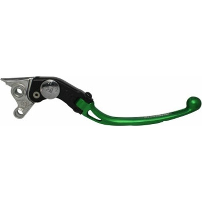 ACCOSSATO Adjustable folding lever ACCOSSATO LV009 in aluminium for original brake master cylinders zelená