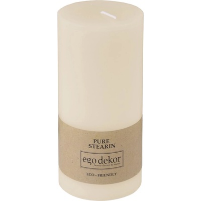 Ego dekor Кремаво бяла свещ Friendly, време на горене 50 ч. Eco - Eco candles by Ego dekor (ZBC-3771056)