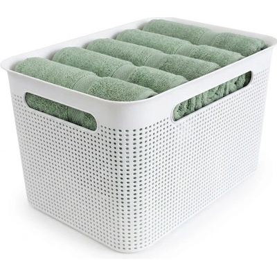 Rotho Úložný box s rúčkami BRISEN 16 l, 36 x 26,2 x 21 cm, biely