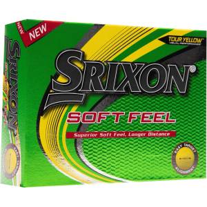 Srixon Soft Feel Golf Balls 12 Pack - Yellow 12Pk