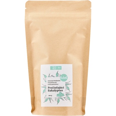 KVITOK Magická pěna do koupele pročišťující eukalyptus 300 g