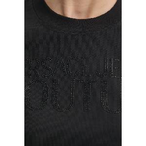 Versace Jeans Couture Памучна тениска (78HAHS04.CJ00S)