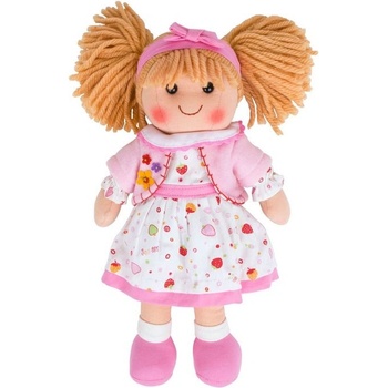 Bigjigs Toys Мека кукла Bigjigs - Кели, 34 cm (BJD013)