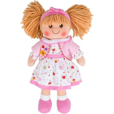 Bigjigs Toys Мека кукла Bigjigs - Кели, 34 cm (BJD013)