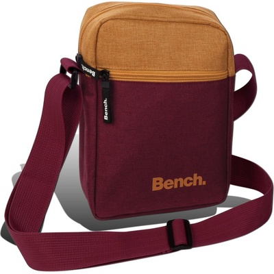Bench Crossbody taška přes rameno Classic okrová vínová 3l