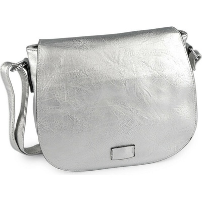 Prima-obchod kabelka crossbody 26x23 cm 14 stříbrná