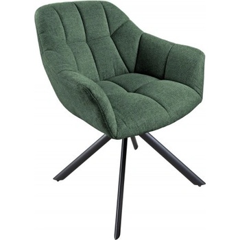 Ainnde Papillon tmavě zelená strukturovaná látka 2 ks