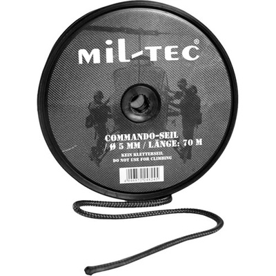 Mil-Tec BLACK LANO COMMANDO 5 MM (70 M) (15942002-005)
