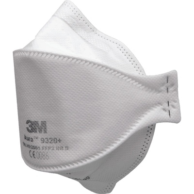3M respirátor 9320+ Aura BLK, FFP2, skládaný, bez ventilku