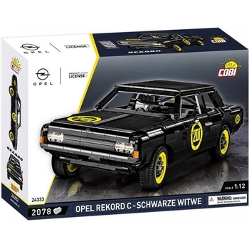 Cobi 24333 Opel Rekord C Schwarze Witwe, 1:12, 1850 k