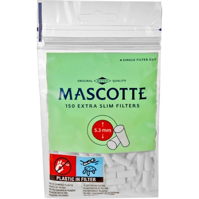 Mascotte extra slim filter tips 150 ks – Zboží Dáma