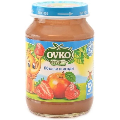 Bebelan пюре ябълки и ягоди - 190 г (4171)