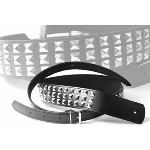 Black & metal пирамидален колан 3- pas-172