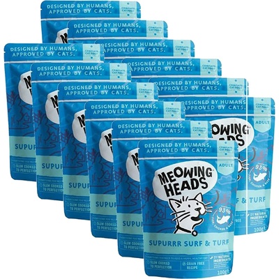 Barking Heads & Meowing Heads Surf & Turf GRAIN FREE 12 x 100 г