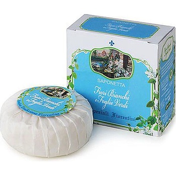 Derbe Biele kvety zelené lístky prírodné mydlo 100 g