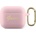 Guess Калъф Guess GUA3SSSI Vintage Script за Apple AirPods 3, розов/силикон (GUE001380)