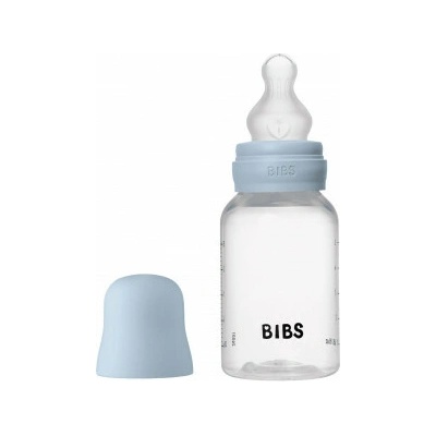 Bibs antikoliková fľaša so silikón cumlíkom Baby Blue 150ml