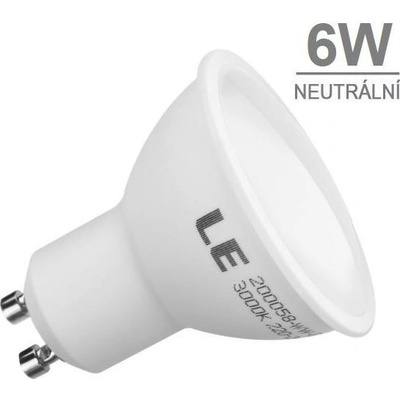 LUMAX LED žárovka 6W 10xSMD2835 GU10 475lm Neutrální bílá