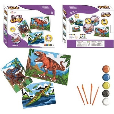 Raya Toys Детски творчески комплект Raya Toys - Картини на динозаври (502119039)