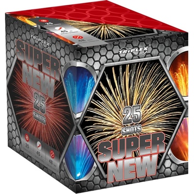 Triplex Ohňostroj SUPER NEW baterie 25 ran 50mm TXB163