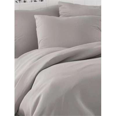 Kvalitex satén povlečení Luxury Collection světle šedé 200x22 2x70x90
