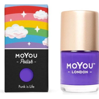 MoYou Razítkovací lak na nehty Funk Is Life 9 ml
