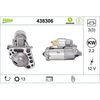 Startér VALEO 438306