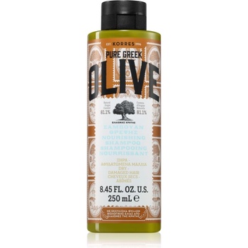 KORRES Pure Greek Olive шампоан за суха и увредена коса 250ml