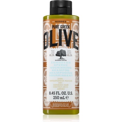 KORRES Pure Greek Olive шампоан за суха и увредена коса 250ml