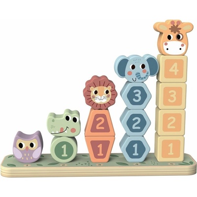 Small Foot Montessori skladacie zvieratká Safari