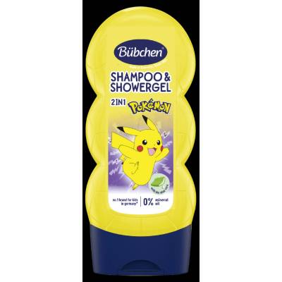 BÜBCHEN KIDS Šampón a sprchový gél 2v1 Pokémon 230 ml