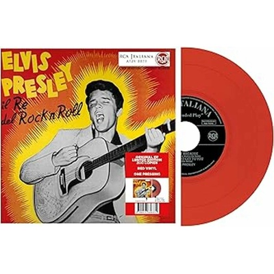 Elvis Presley - EP Étranger N°15 - Il Re Del Rock'n'Roll (Italie) (Red Coloured) CLR LTD LP