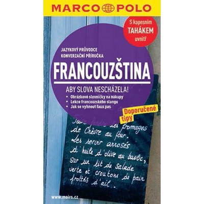 Francouzština s kapesním tahákem uvnitř Jazykový průvodce