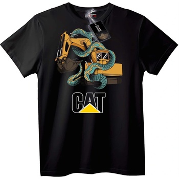 NOONEBRAND Тениска CAT Tentacle екскаватор - M, White