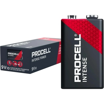 Duracell PROCELL 6LF22 9V 10pk опаковка INTENSE MX1604 -цена за 10бр (PROCELL-6LF22-10PK-INT)