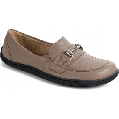 Dámske barefoot mokasíny kožené cappuccino 1288AR topánky