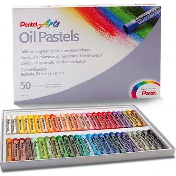 Pentel Olejové pastely 50 barev