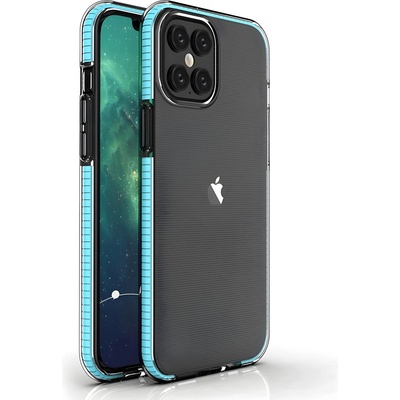 Izmael Pокривало Spring clear TPU за Apple iPhone 12 Pro Max - Тюркоазен KP8635 (8635)